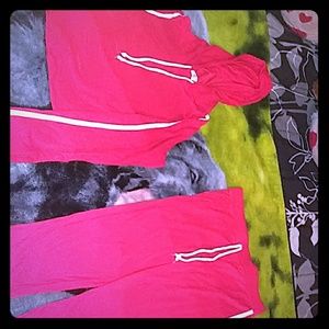 2 Piece Red/White Outfit